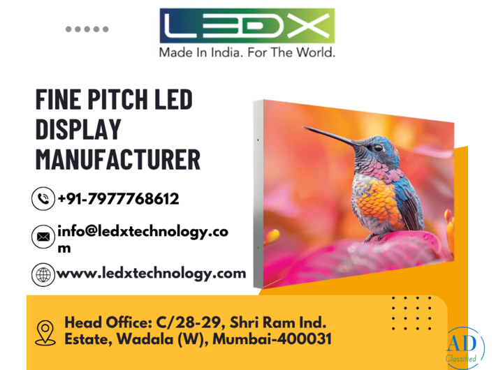 Fine Pitch LED Display with COB Technology — LXSX Series