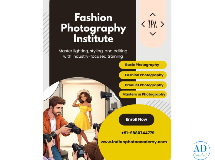 fashion photography institute in Bangalore