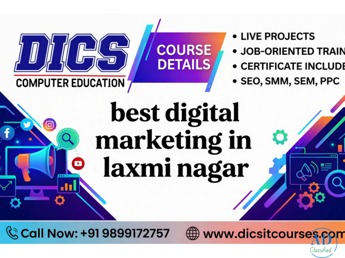 Best Digital marketing institute in Laxmi Nagar