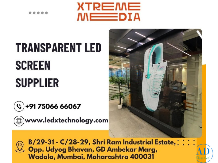 See Through the Future with a Transparent LED Screen