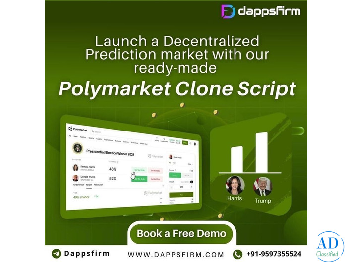 Launch a Profitable Prediction Market with Polymarket Clone Script – Free Consultation