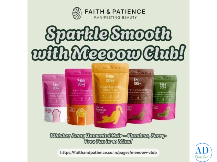 Meeoow Club Painless Wax Powder – Purr-fect Smooth Skin in 10 Mins!