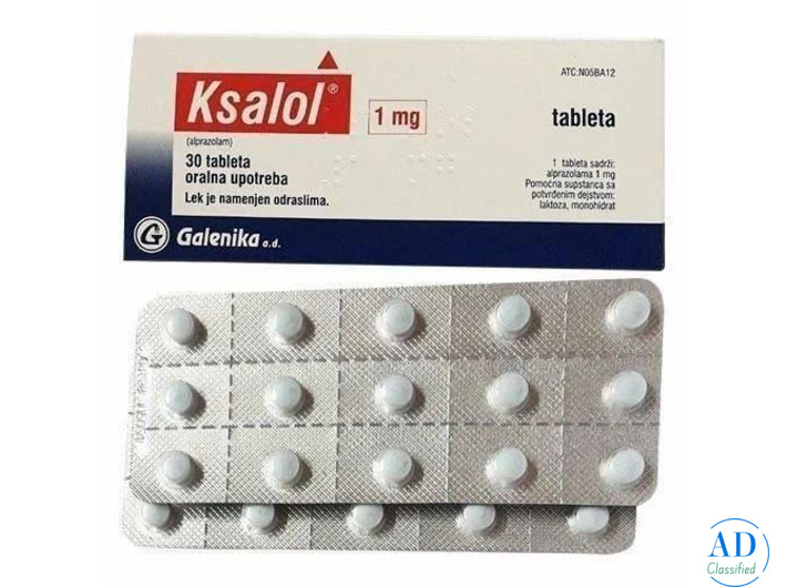 Buy Ksalol 1mg Online India Genuine Anxiety Relief Tablets - Fast Delivery