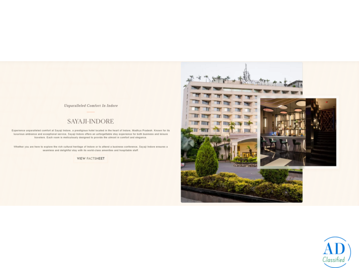 Sayaji Indore – Luxury Hotel Experience in the Heart of Indore