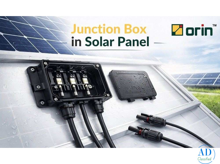Weatherproof Junction Box in Solar Panel Modules