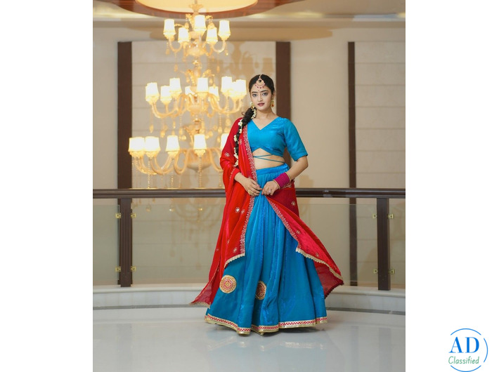 Gota Patti Lehenga Set with Dupatta | Wedding Designer Wear