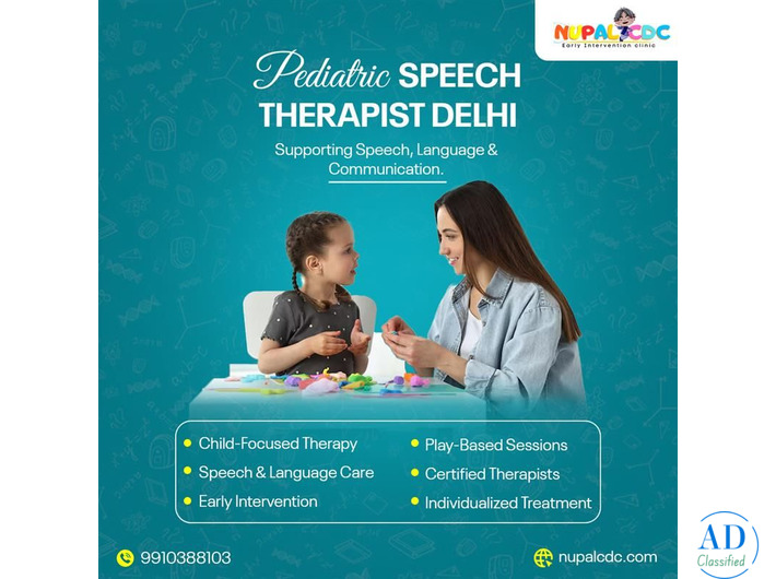 Pediatric Speech Therapist Delhi - Speech Therapy for Kids Near You