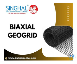 Durable Biaxial Geogrid for Road Construction Applications