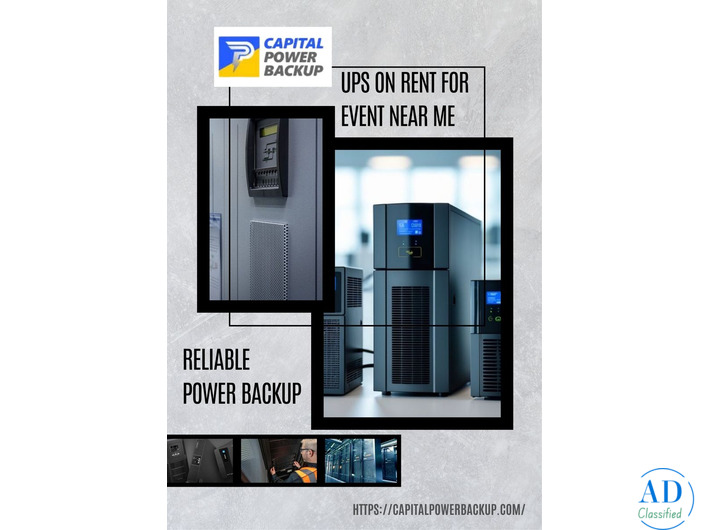 UPS on Rent for Event | Flexible & Cost-Effective Solutions