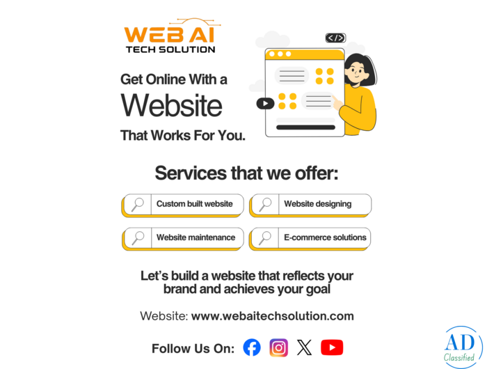 Top Web Design & Development Company in India - Web AI Tech Solution