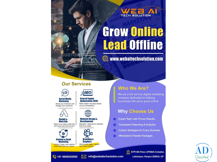 Top Web Design & Development Company in India - Web AI Tech Solution