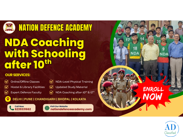 Nda Coaching With Schooling After 10Th In Pune