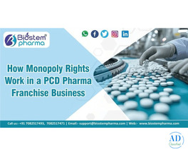 How Monopoly Rights Work in a PCD Pharma Franchise Business