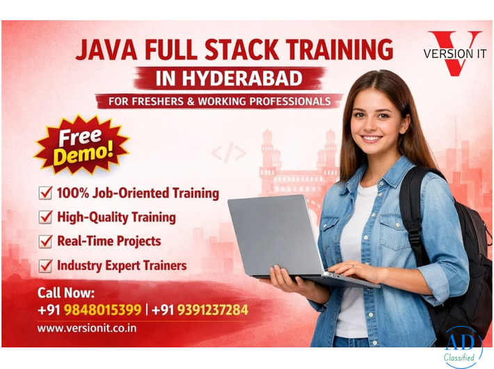 Java Full Stack Training in Hyderabad - Version IT