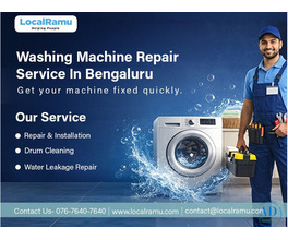 Professional Washing Machine Repair Service in Bengaluru by LocalRamu