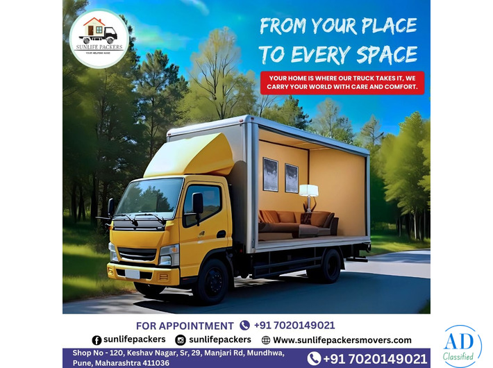 Sunlife Packers and Movers - Best packers and movers in pune