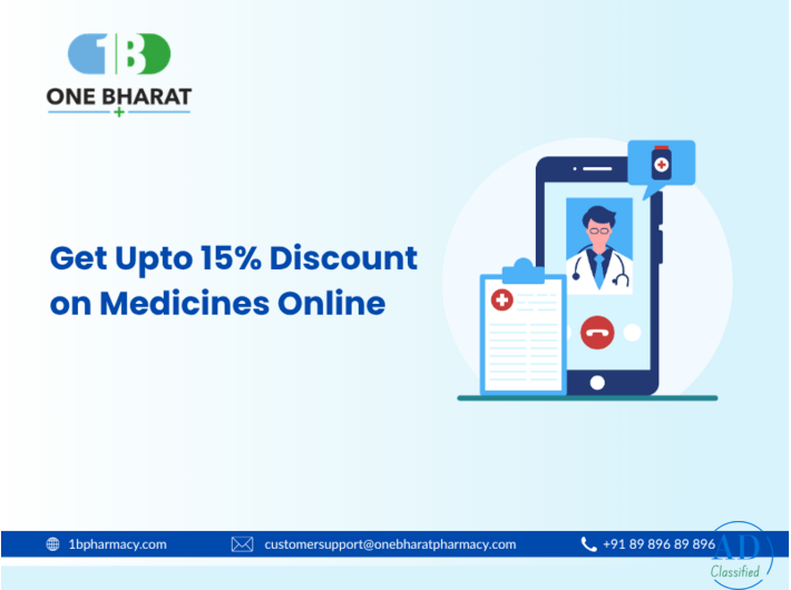 Get Upto 15% Discount on Medicines Online
