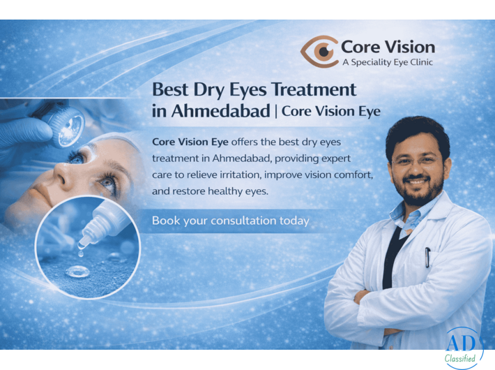 Clear and Comfortable Vision with Dry Eyes Treatment in Ahmedabad