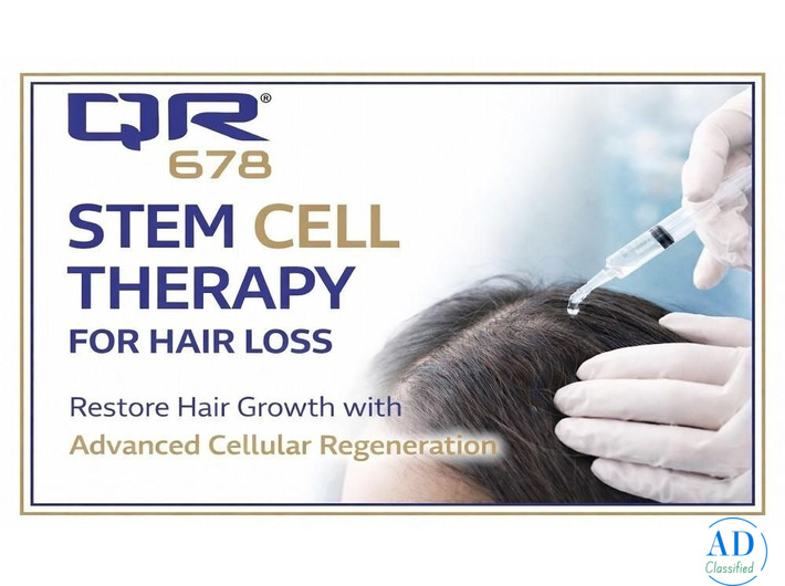 Stem Cell Therapy for Hair Loss at QR678 Clinic India