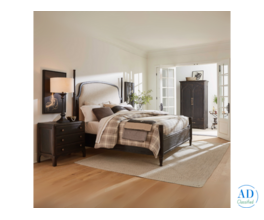 Americana Poster Bed with Upholstered