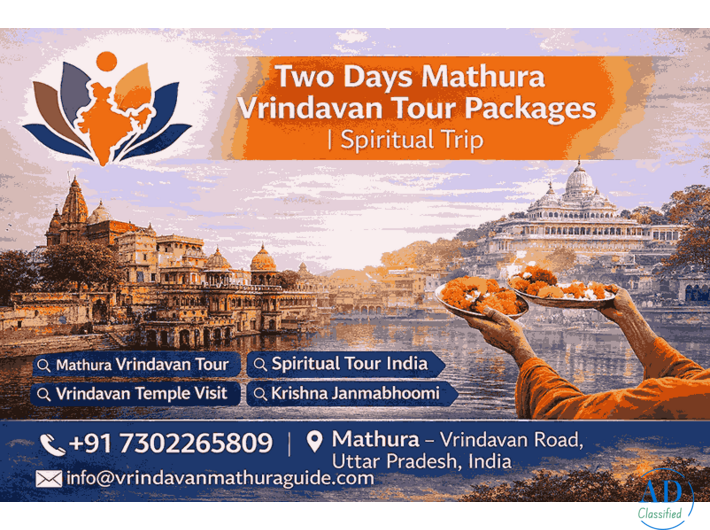 Two Days Mathura Vrindavan Tour Packages | Spiritual Trip