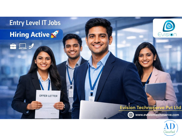 Entry Level IT Jobs – Hiring Active - EvisionTechnoserve