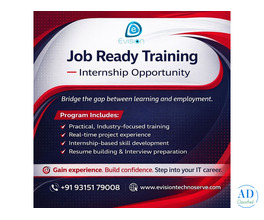 Job Ready Skill Internship Job Program - Evision Technoserve