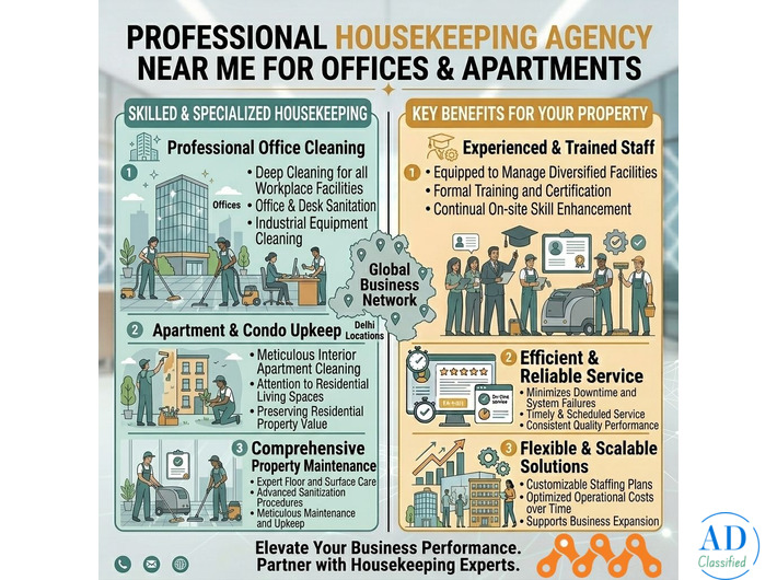 Housekeeping Agency Near Me at Affordable Rates