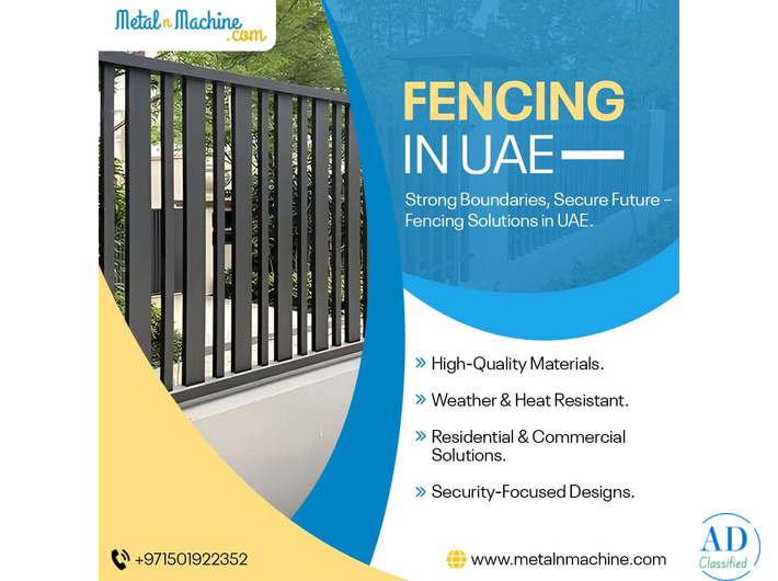 Durable Temporary Fencing in UAE – Metal & Machine Solutions