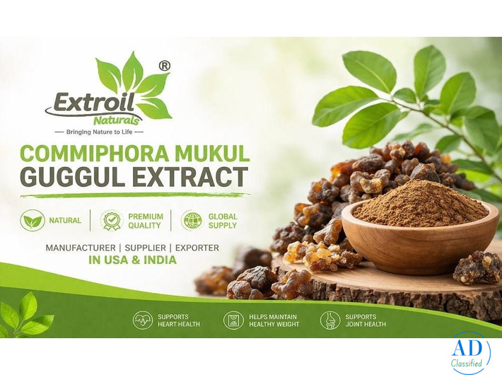 Commiphora Mukul Guggul Extract Supplier USA & India