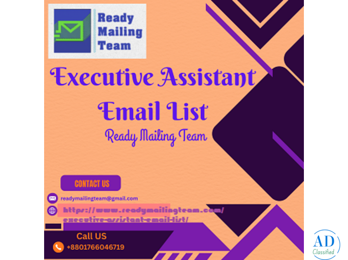 Executiv Assistant Email Lists - Ready Mailing Teams