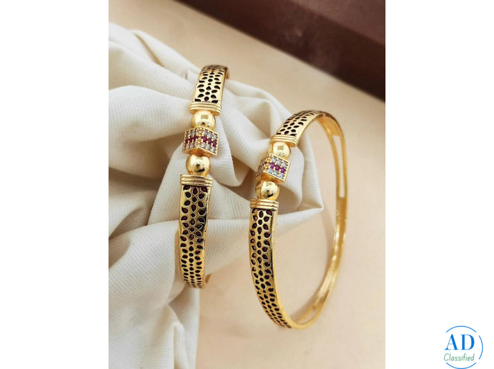Gold Plated Bangles for Women - Womilys