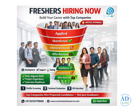 Fresh Talent Wanted – Hiring Active - Start Becoming a Professional - Evision Technoserve