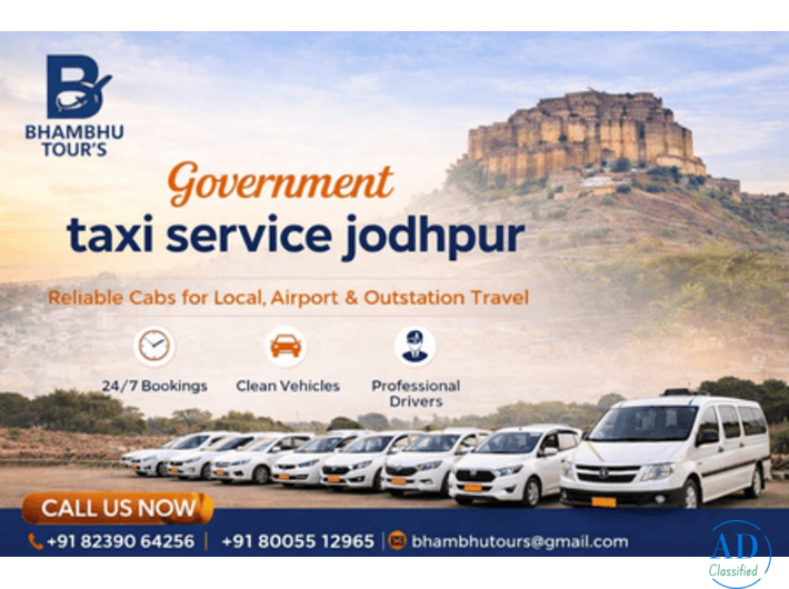 Government taxi service jodhpur