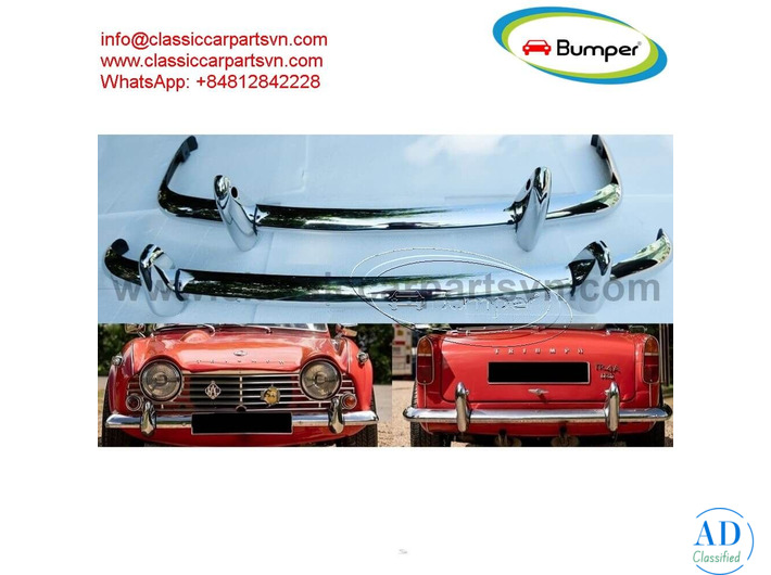 Triumph TR4A, TR4A IRS, TR5, TR  bumpers