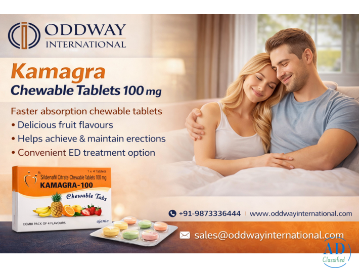 Kamagra Soft Chewable Tablets: Convenient ED Solution in the UK - Oddway