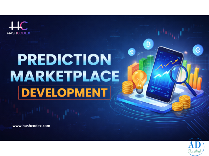 Prediction Marketplace Development for   Business Growth by Hashcodex