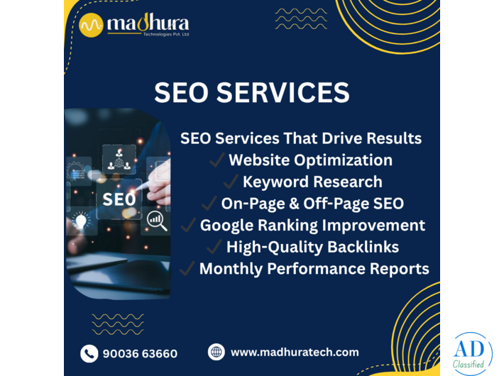 Madhura Technologies, Coimbatore ensures measurable SEO growth