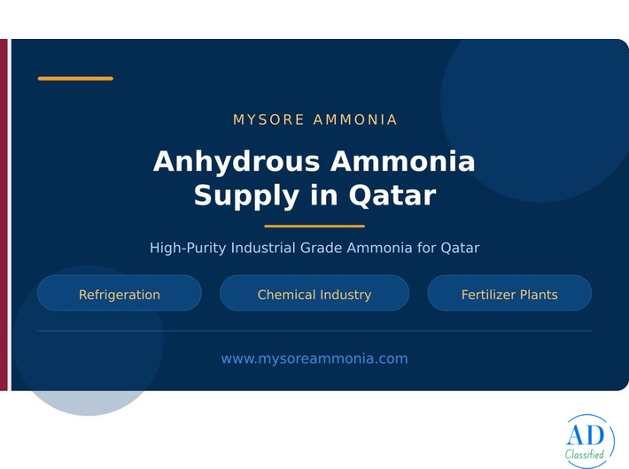 Reliable Ammonia Supplier for Qatar Industry – Call Now