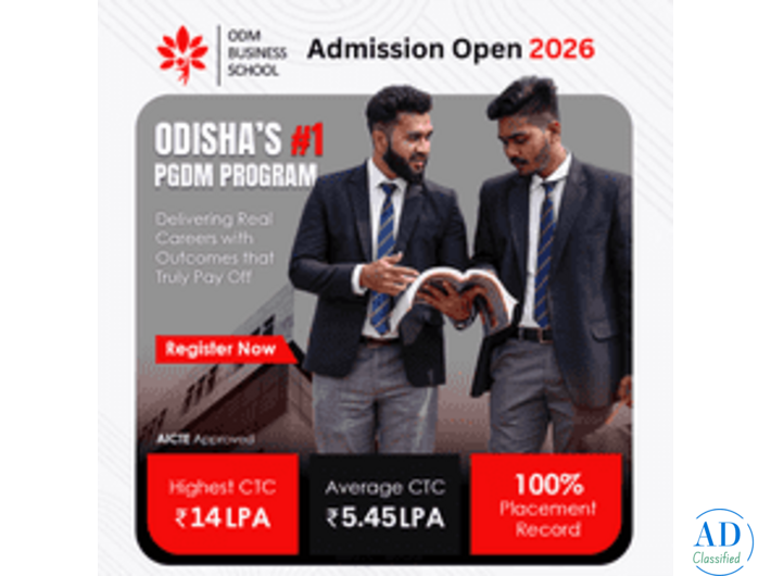 PGDM Admission in Odisha for Pursue Your Management Career Growth
