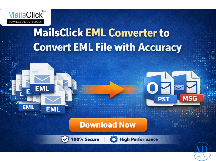 MailsClick EML Converter to Convert EML File with Accuracy