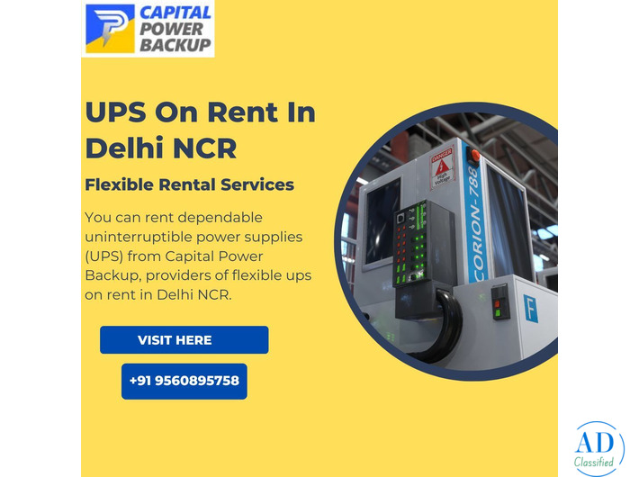 Affordable UPS on Rent in Delhi NCR | 24/7 Support