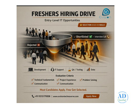 Freshers Hiring Now — But Not Everyone Gets Selected - EvisionTechnoserve