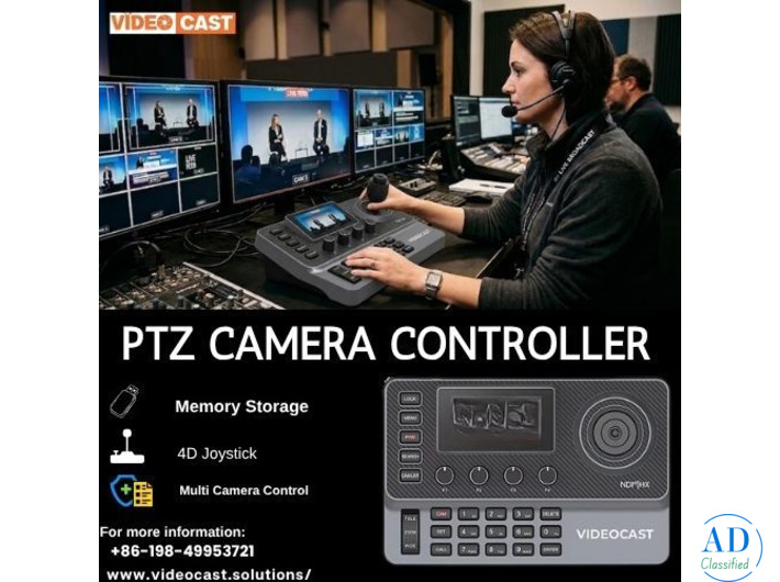 Control your live streaming PTZ camera through PTZ Camera Controller