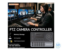 Control your live streaming PTZ camera through PTZ Camera Controller