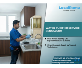 Safe Water Starts Here LocalRamu Water Purifier Service in Bengaluru