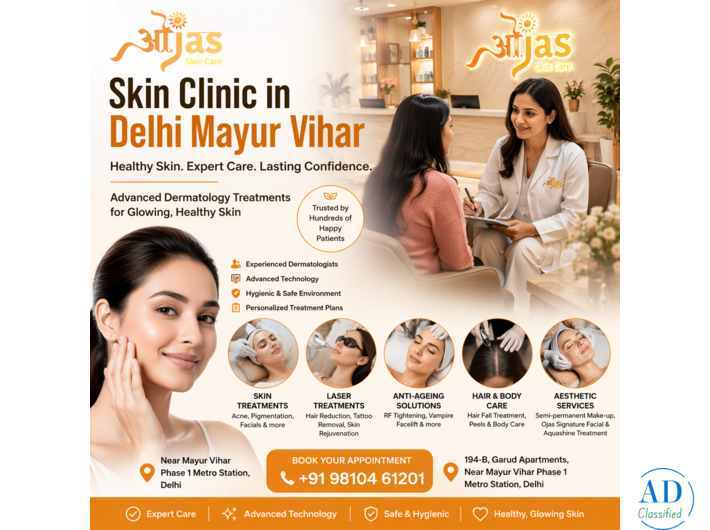 skin clinic in Delhi Mayur Vihar