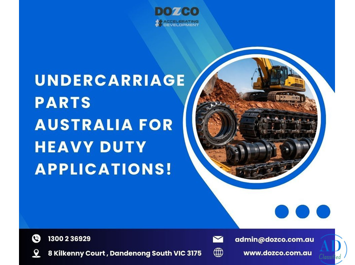 Premium Undercarriage Parts Australia for Heavy Equipment