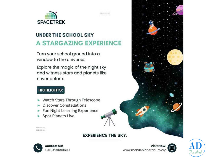 Planetarium Show for Schools & Events – Immersive Space Experience