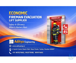 Premium Economic Fireman Evacuation Lifts - Aditya Engineering